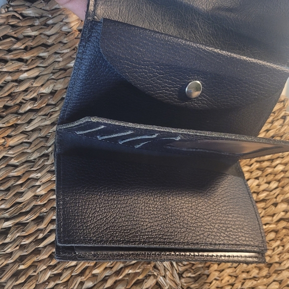 Vintage Harley-Davidson Black Leather Billfold Wallet - Picture 5 of 9